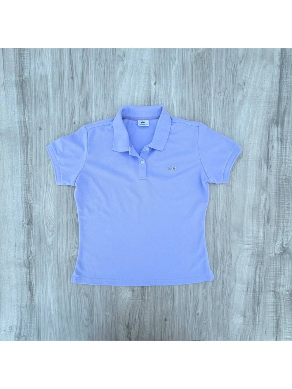 Lacoste light lilac women's short-sleeve polo shirt